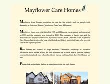 Tablet Screenshot of mayflowercarehomes.co.uk